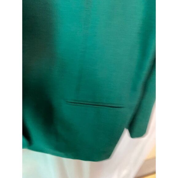 Vintage Jacket Green Wool Blazer Size 14 - Picture 5 of 7